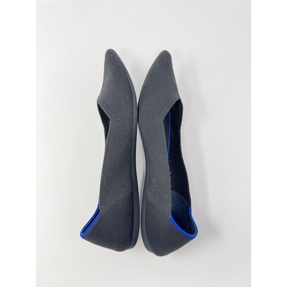 Rothys Womens Shoes Blue The Flat Slip On Ballet Knit Pointed Toe Casual US 10.5 - Picture 5 of 8